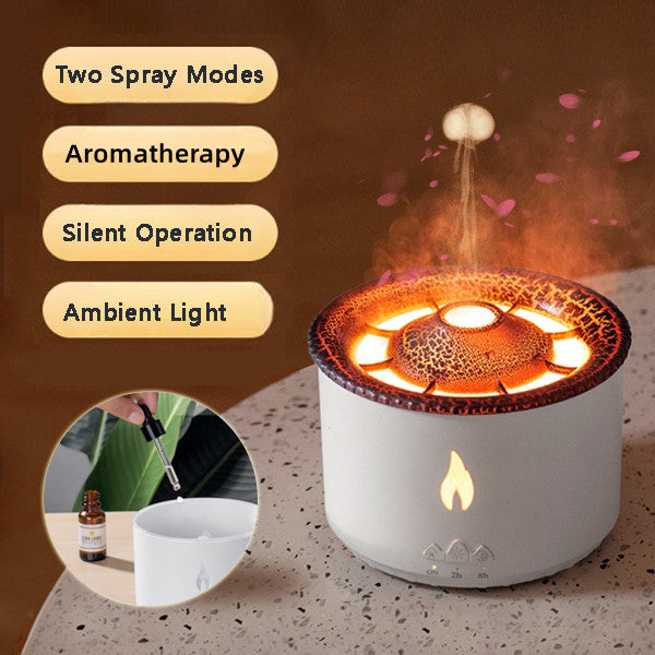 350ml Flame Effect Aromatherapy Humidifier