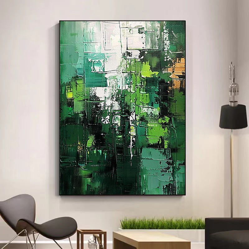Handmade Abstract Oil Painting on Canvas – Modern Wall Art