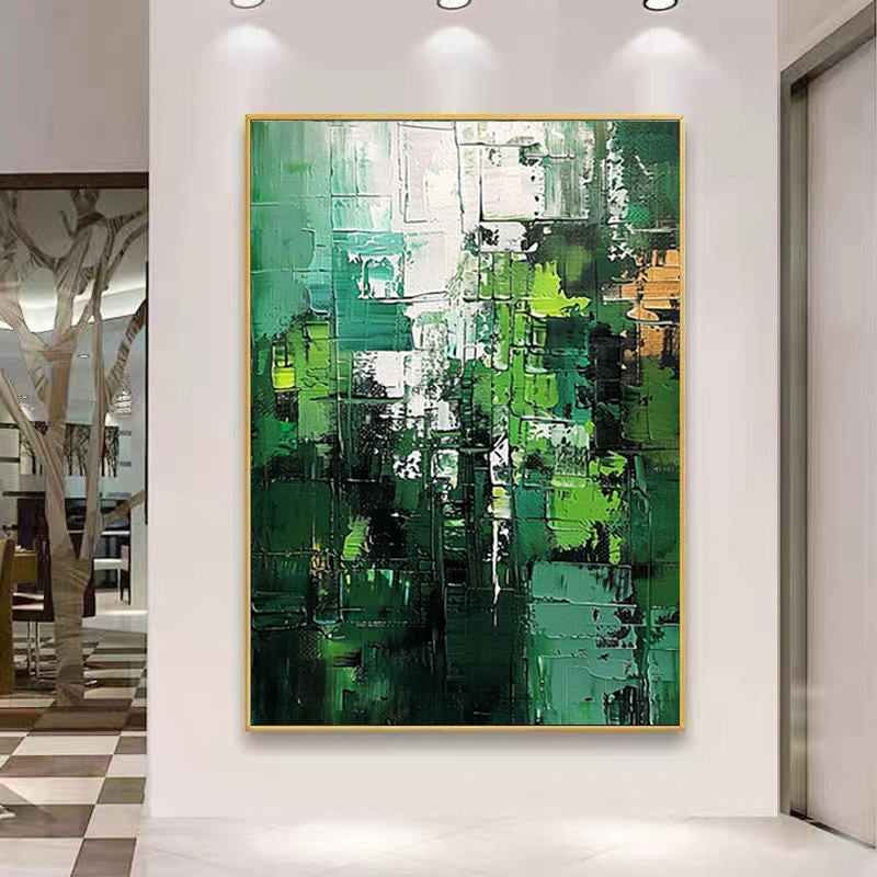 Handmade Abstract Oil Painting on Canvas – Modern Wall Art