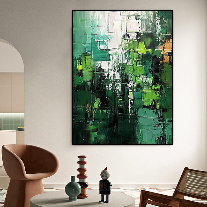 Handmade Abstract Oil Painting on Canvas – Modern Wall Art