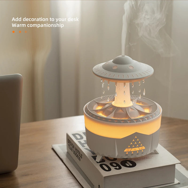 UFO Raindrop Aromatherapy Humidifier – USB Mist Diffuser