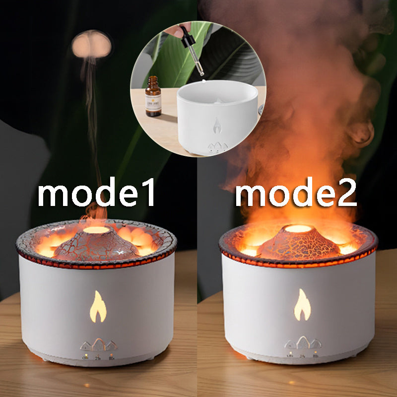 350ml Flame Effect Aromatherapy Humidifier