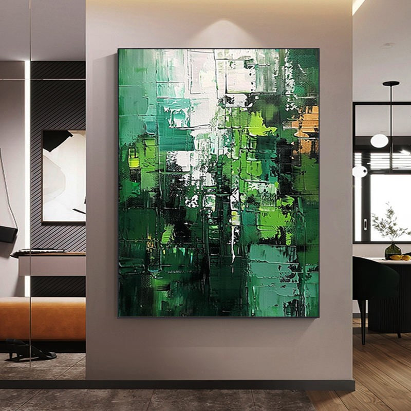 Handmade Abstract Oil Painting on Canvas – Modern Wall Art