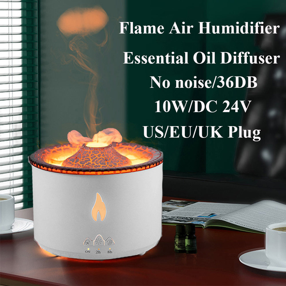 350ml Flame Effect Aromatherapy Humidifier
